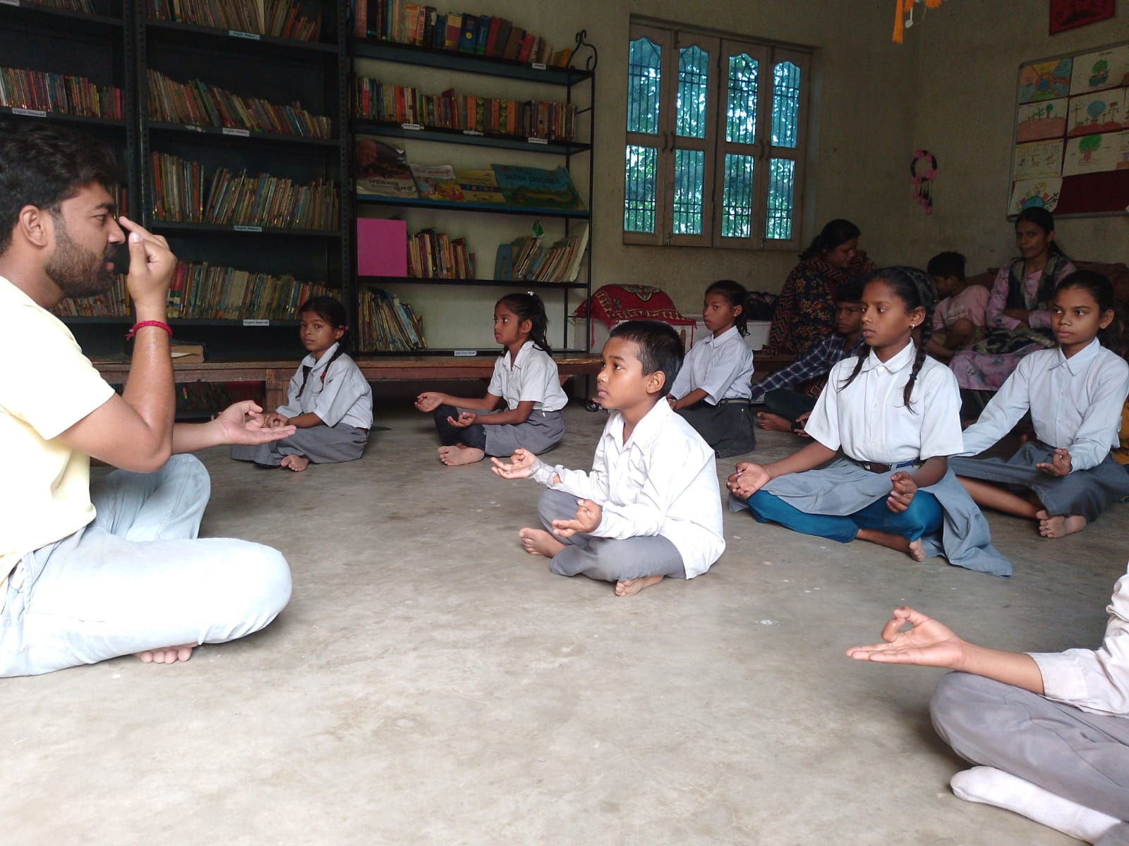 Ganga cleaning and yoga in Yoga diwas