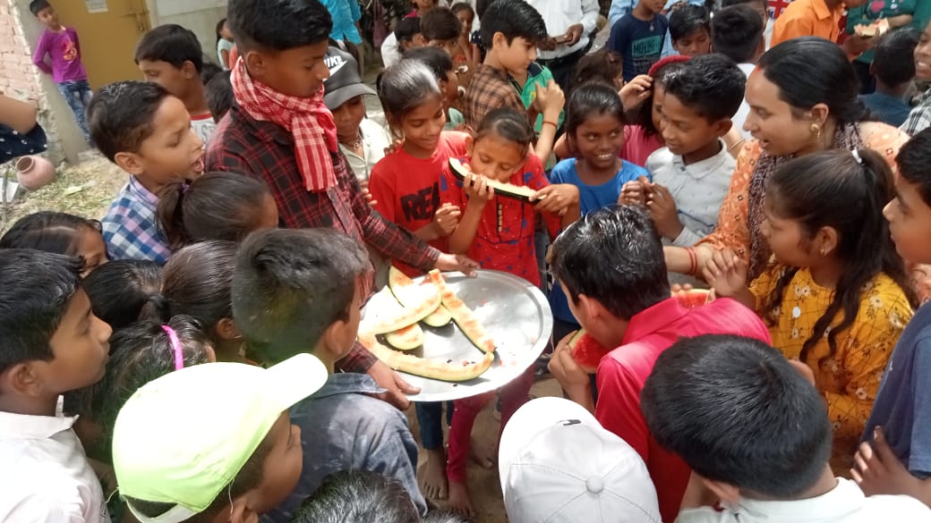 watermilion eating celebration